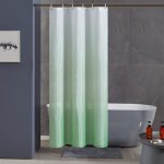 Rideau de douche anti moisissure tissu lavable en machine petit rideaux douche pour camping car cabine ...
