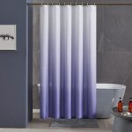 Rideau de douche anti moisissure tissu lavable 120x200cm long rideau de bain imperméable en polyester ... Rideau de douche anti moisissure tissu lavable 120x200cm long rideau de bain imperméable en polyester ...