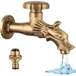 Antique robinet de jardin style renaissance 1 / 2  robinet gargouille en laiton pour fontaine design ...