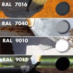 Antirouille charpente - 0. 4 l - bombe 400 ml - 8012 - brun rouge metaltop