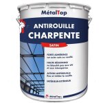 Antirouille charpente - pot 1 l - 7003 - gris mousse metaltop