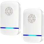 2pcs répulsif à ultrason antiparasitaire, ultrason répulsif à souris, intérieur répulsif anti moustique ... 2pcs répulsif à ultrason antiparasitaire, ultrason répulsif à souris, intérieur répulsif anti moustique ...