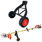 Aougo - roues de support pour coupe - bordures, roues de support ajustables, accessoire pour d�broussailleuse ...