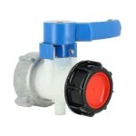 Aougo - vanne papillon avec �crou flottant en aluminium pour r�servoir ibc de 1000 litres, �crou s75x6 ...