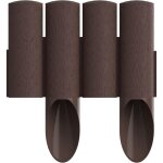 Apex bordure de jardin palissade - 10 pi�ces - 29 x 23. 5 cm - peut �tre �piss�, avec fente pour carte ...