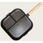 Apex po�le grill avec poign�e, po�le antiadh�sive 3 en 1 en aluminium skillet gril carr�e pour tous feux ...