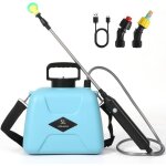 Apex pulv�risateur �lectrique de 5 litres � batterie avec 3 buses de brumisation, pulv�risateur de jardin ...