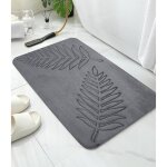 Apis de bain en mousse  mmoire de forme, tapis salle de bain paissi tapis sortie de douche absorbant, ...