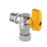 Raccord de vanne gaz coud� 1 / 2  x 3 / 4  avec capuchon libre apm 3450. 020 1 / 2  x 3 / 4