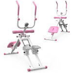 Appareil 2 en 1 : stepper et appareil abdominal ? appareil multifonctionnel pliable, �quipement de musculation ...