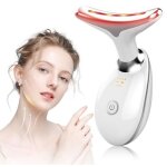 Appareil anti rides visage, 3 modes ems appareil de gua sha visage, appareil de massage visage 7 couleurs, ...