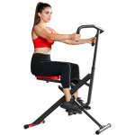 Appareil d'entra�nement abdominal - sportnow - pliable avec si�ge r�glable - pour bras jambes dos fessiers ...