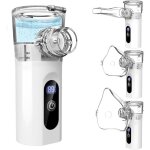 Appareil d'inhalation n�buliseur portable pour adultes et enfants, silencieux, fonction de nettoyage ...