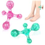 Appareil de massage 4 points, 2 pices back deep tissue manual massage myofascial trigger massage pour ...