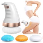 Appareil de massage �lectrique anti - cellulite avec 3 couleurs - t�te en tissu interchangeable pour ...