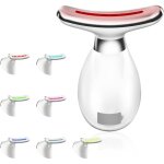 Appareil massage facial, appareil beaut anti rides visage cou, 7 couleurs 3 modes 42  vibration  haute ...
