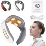 Appareil massage - masseur cervical, solution cervicale massage cervicales et cou 11 en 1, 6 modes, 9 ...