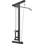 Appareil de musculation mural - sportnow - poulie haute et basse - 2 poulies - en acier - 75 x 16 x 192 ...