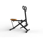 Appareil � squats pliable avec bandes de r�sistance pour le renforcement des fessiers, des cuisses, des ...