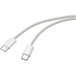 Apple ipad / iphone / ipod c�ble de raccordement [1x usb - c� m�le - 1x usb - c� m�le] 1. 00 m blanc ...