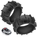 Applicable lot de 2 housses de protection pour pneus compatibles avec les robots tondeuse  gazon dreame ...