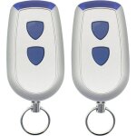 Applicable 2pcs 433mhz contr�le 2 touches t�l�commande de porte de garage compatible avec normstahl / ...