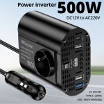 Applicable 500w convertisseur 12v 220v, onduleur 12v 220v avec 1 prise, type c 30w, charge rapide usb ...