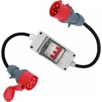Applicable adaptateur cee 32 a vers coupleur 16 a, cble adaptateur haute intensit 5 broches avec disjoncteur ...