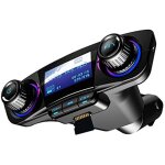 Applicable bluetooth transmetteur fm de voiture lecteur mp3 kit voiture mains libres de radio sans fil ...