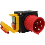Applicable combinaison interrupteur / fiche dz08 - 3 400v avec arrt d'urgence et inverseur de phase ...