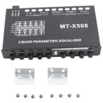 Applicable �galiseur graphique de voiture, �galiseur audio de voiture r�glable 5 bandes r�glage pr�cis ...