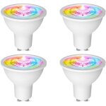 Applicable lampe led gu10 zigbee, spot led intelligent gu10 5w, rvb cct dimmable, compatible avec alexa, ...