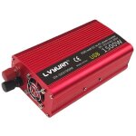 Applicable onduleur solaire de voiture 1500 w dc 24 v vers ac 220 v chargeur portable adaptateur prise ...