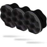 Applicateur hexagonal pour pneus (lot de 3) - �ponge mousse de polissage pour pneus produits de nettoyage ...