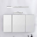 Applique murale led, clairage de salle de bain, lumire de vanit en acier inoxydable, luminaires de vanit ...