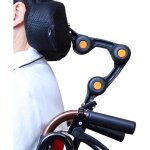 Appuie - tte universel pour fauteuil roulant, coussin d'appui - tte rembourr rglable, oreiller d'appui ...