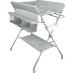 Aqrau - table à langer bébé avec panier de rangement et roues verrouillables, table à langer avec ceinture ... Aqrau - table à langer bébé avec panier de rangement et roues verrouillables, table à langer avec ceinture ...