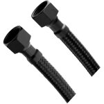 Aqualine - flexible de raccordement, 60 cm, noir mat 33106b