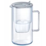 Aquaphor carafe filtrante en verre - 2, 5 l - grise - �l�gante et pratique - filtration efficace