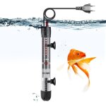 Aquarium heater 50 w, submersible glass heater adjustable temperature aquarium heater with suction cup ...