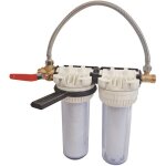 Aquawater - station double filtration et anticalcaire avec by - pass - fabrication franaise