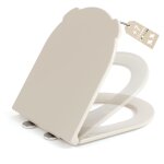 Aquawise abattant wc avec frein de chute cuvette wc charni�re r�glable d�montage rapide duroplast facile ...