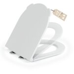 Aquawise abattant wc avec frein de chute cuvette wc charni�re r�glable d�montage rapide duroplast facile ...