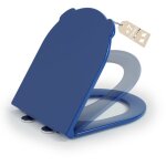 Aquawise abattant wc avec frein de chute cuvette wc charni�re r�glable d�montage rapide duroplast facile ...