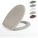 Aquawise abattant wc avec frein de chute cuvette toilette avec charni�res en inox lunette de toilette ...