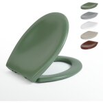 Aquawise abattant wc avec frein de chute cuvette toilette avec charni�res en inox lunette de toilette ...