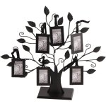 Arbre d'affichage de cadre de photos de famille � la mode avec des cadres de photos suspendus home decor ...