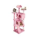 Yaheetech - arbre  chat avec 2 niches 3 plateformes 2 boules sisal naturel arbre  grimper multi - niveaux ...