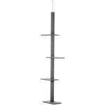 Arbre � chat de 260 cm de hauteur (du sol au plafond) pour chats d'int�rieur avec trois plateformes et ...
