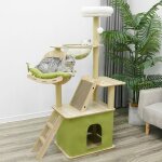 Arbre  chat 40 x 55 x 140 cm arbre  griffer arbre  griffer pour chat arbre  chat d'intrieur maison ...